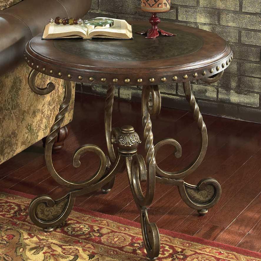 Ashley Furniture Signature Design Rafferty T382 6 Round End Table